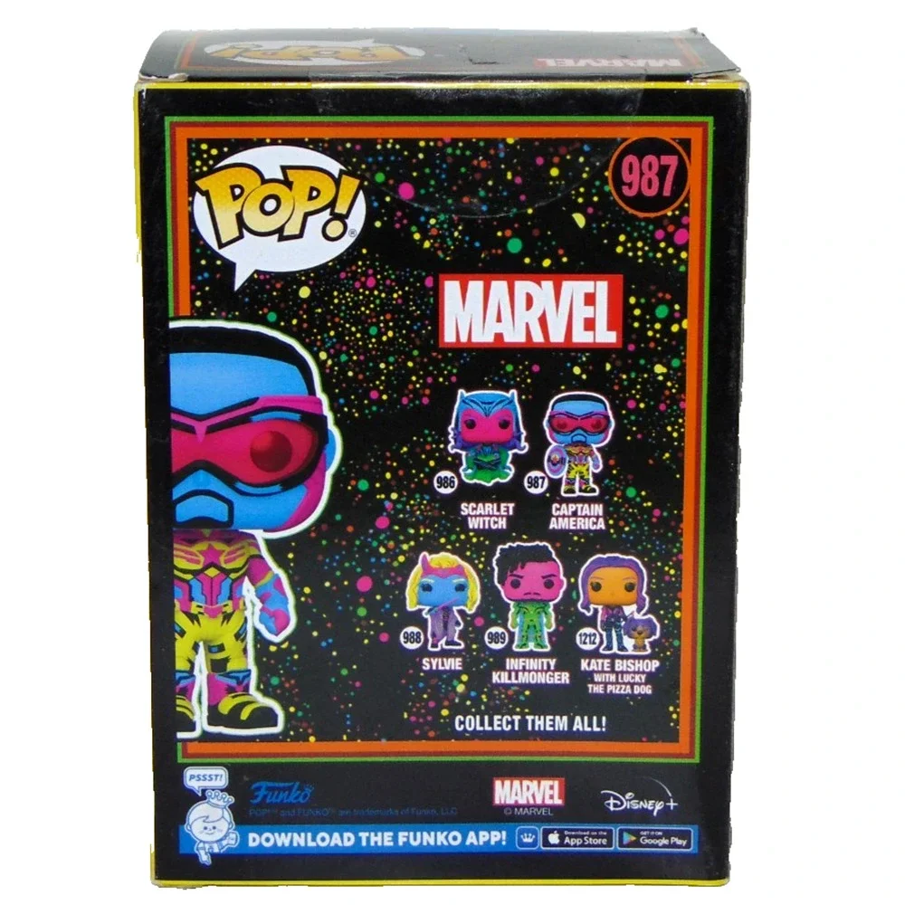 Funko Pop Captain America #987 Blacklight Falcon Winter Soldier Special Edition